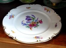 GERMAN PLATES, CUPS AND SAUCERS