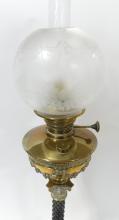 ELECTRIFIED PILLAR OIL LAMP