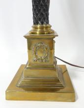 ELECTRIFIED PILLAR OIL LAMP