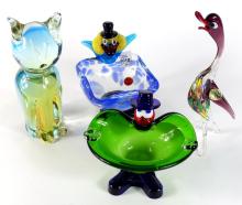 ART GLASS INCLUDING MURANO