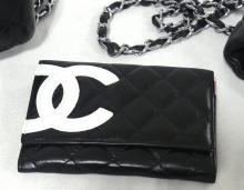 PAIR OF CHANEL PURSES AND WALLET