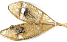 TWO PAIRS SNOWSHOES