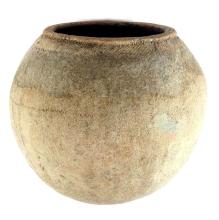 LARGE 17TH CENTURY TERRACOTTA POTTERY VESSEL
