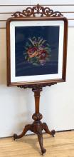 VICTORIAN POLE SCREEN