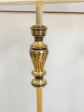 PAIR OF BRASS FLOOR LAMPS