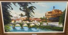 FRAMED ITALIAN OIL PAINTING