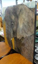 LARGE ELEPHANT OIL PAINTING