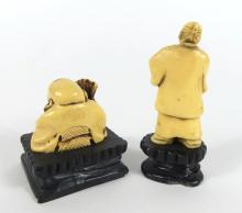 TWO MINIATURE FIGURES