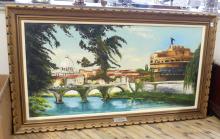 FRAMED ITALIAN OIL PAINTING