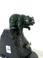 NEPHRITE "BEAR" CARVING