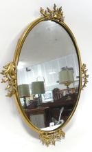 BRASS WALL MIRROR