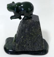 NEPHRITE "BEAR" CARVING