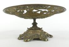 PEDESTAL BRONZE TAZZA