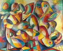 LARGE SERGE DEHERIAN OIL