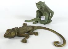 TWO ANIMAL FIGURINES