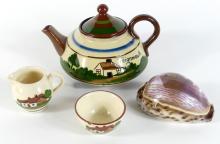 VINTAGE WATCOMBE TORQUAY MOTTOWARE & SEASHELL