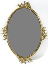 BRASS WALL MIRROR