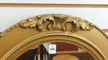 TWO GILTWOOD WALL MIRRORS