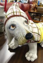 LARGE ITALIAN CERAMIC "DOG" FIGURINE