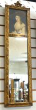 TWO GILTWOOD WALL MIRRORS