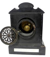 BLACK MARBLE CLOCK