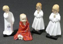 FOUR ROYAL DOULTON FIGURINES