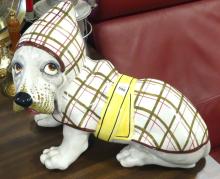 LARGE ITALIAN CERAMIC "DOG" FIGURINE