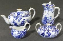 DERBY "BLUE MIKADO" TEA SET