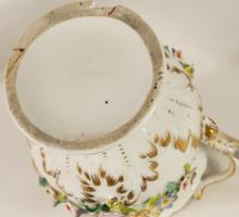THREE DRESDEN POTPOURRI JARS