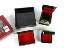 FOUR BOXES INCL. RUSSIAN LACQUER