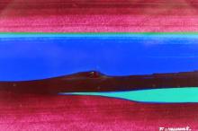 PAIR TAISA WALVIUS ABSTRACT PAINTINGS