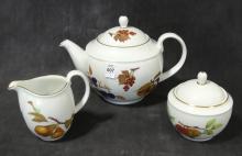 ROYAL WORCESTER "EVESHAM" TEA SET