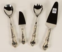 FOUR INTERNATIONAL STERLING "JOAN OF ARC" SERVERS