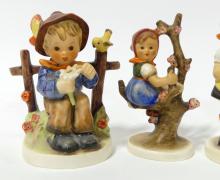 FOUR HUMMEL FIGURINES