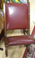 ROCKING FOOTSTOOL AND WINE TABLE