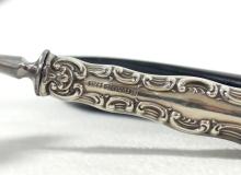 THREE STERLING HANDLE SERVERS