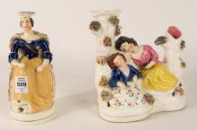 TWO STAFFORDSHIRE FIGURINES