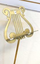 ADJUSTABLE BRASS MUSIC STAND