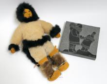 INUIT DOLL & PLAQUE