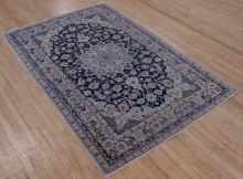 NAIN WOOL AND SILK RUG