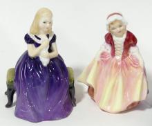 FOUR ROYAL DOULTON FIGURINES