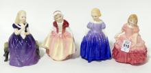 FOUR ROYAL DOULTON FIGURINES