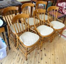 SET OF SIX ANTIQUE CHAIRS