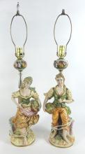 FIGURAL TABLE LAMPS, ETC.