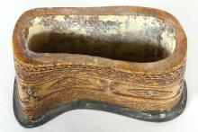 ANTIQUE CARVED HORN BOX