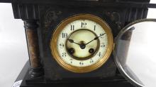 ANTIQUE SLATE MANTEL CLOCK