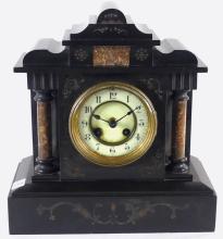 ANTIQUE SLATE MANTEL CLOCK