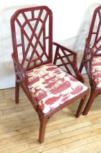 PAIR OF ASIAN STYLE ARMCHAIRS