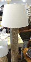 TWINE TABLE LAMP AND WICKER FLOOR LAMP