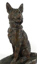 VINTAGE DOG SCULPTURE